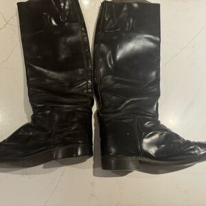 English riding boots made all leather made in USA